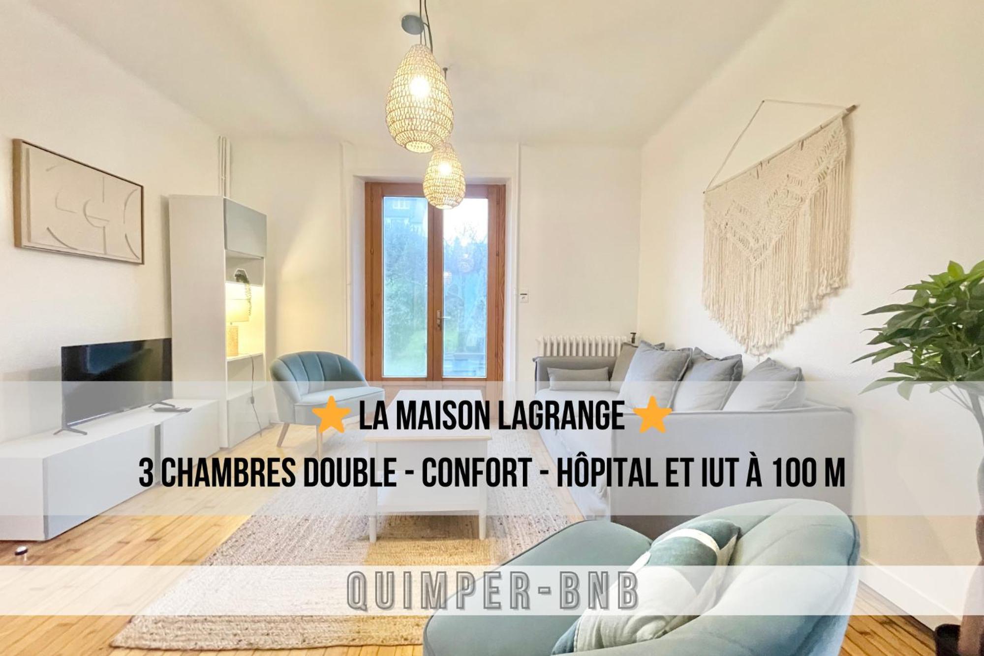 Maison Lagrange - 4 Chambres Quartier Iut Hopital Quimper Ngoại thất bức ảnh