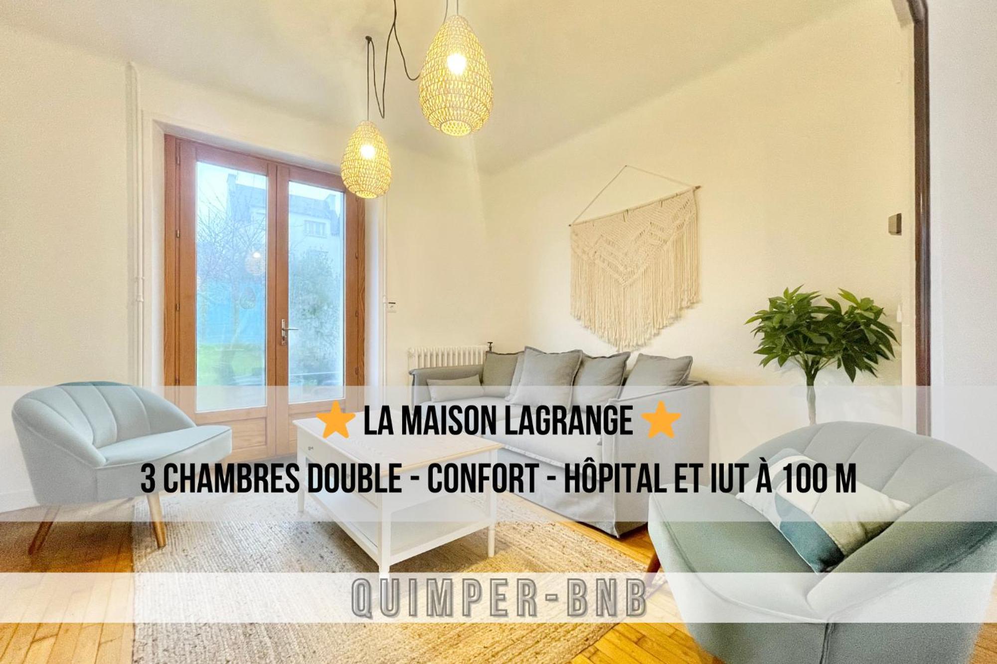 Maison Lagrange - 4 Chambres Quartier Iut Hopital Quimper Ngoại thất bức ảnh