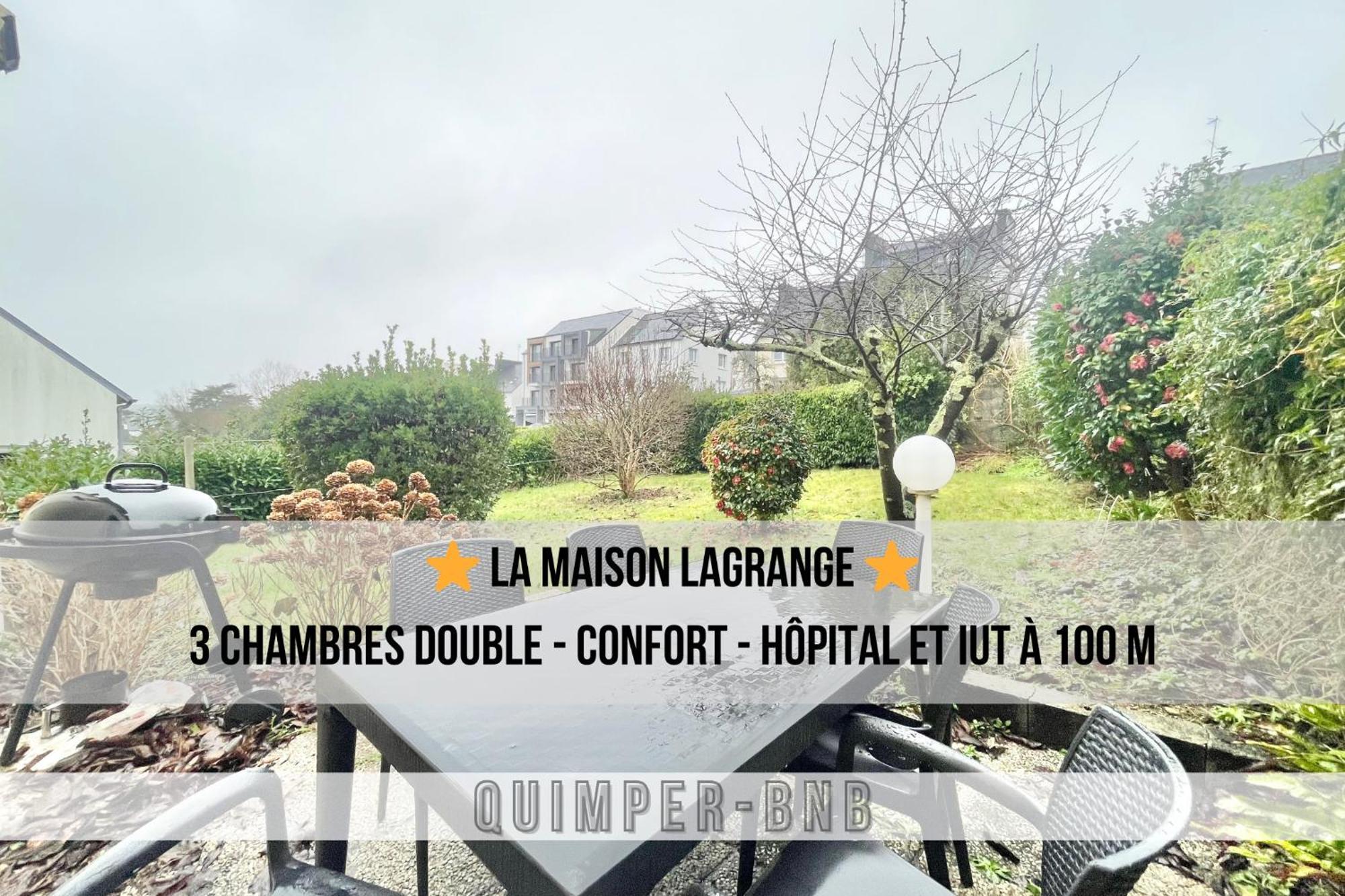 Maison Lagrange - 4 Chambres Quartier Iut Hopital Quimper Ngoại thất bức ảnh